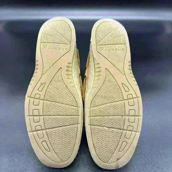 sperry top sider leather boat shoes GUC Womens size 10M (STS95555) - Picture 6 of 7